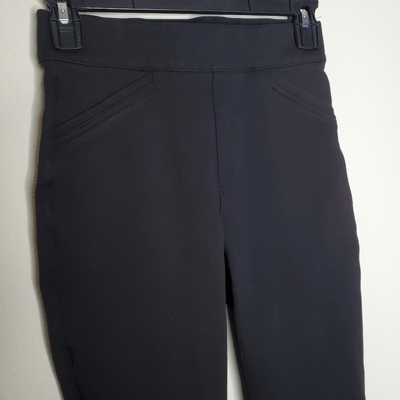 Spanx Black The Perfect Back Seam High Rise Skinny Ankle Ponte Trouser Pants - Picture 5 of 10